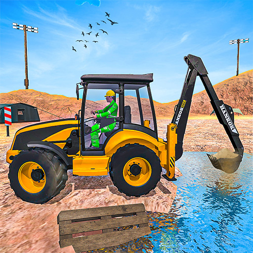 Sand Excavator Water Crane Sim icon