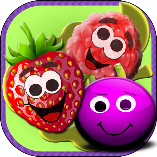 Berries Match Three, connect and crush fruits icon