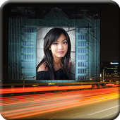 Hoardings photo frames icon