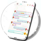 Magical Colors SMS Theme icon