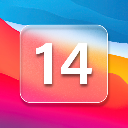 ikon OS14 Launcher, Control Center, App Library i OS14