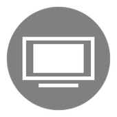 Camera on TV icon