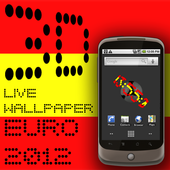 3D Clock SPANISH FLAG icon