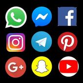 All in one Social Media App icon