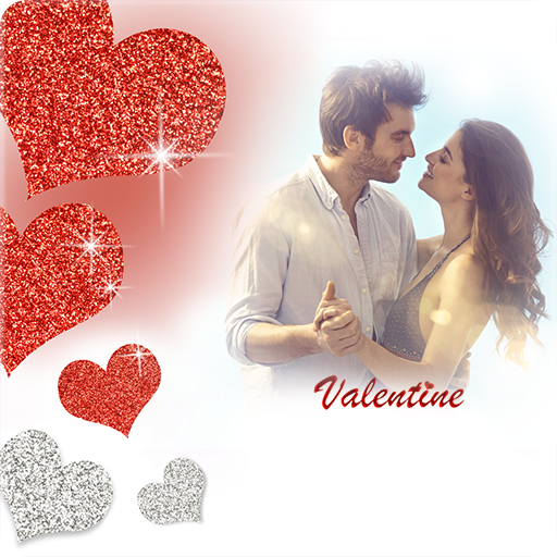 Valentine Photo Frames - romantic love dp maker icon