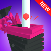 Fall Stack Ball 3D - Stack breaker Platforms Crush icon