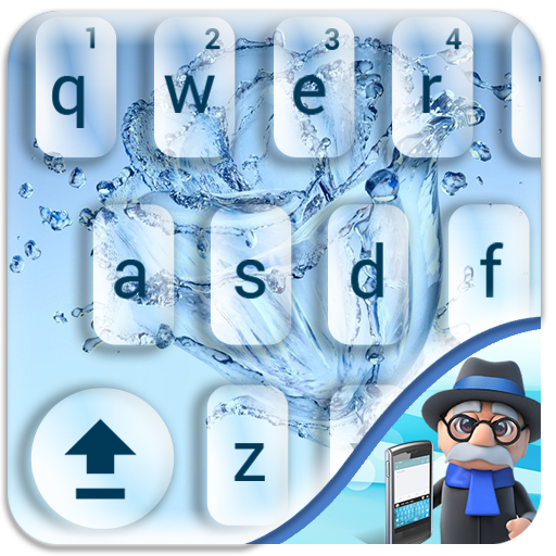 Water Drops Keyboard: Water Effects Themes Emojis icon