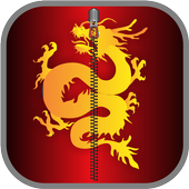 Dragon Zip Screen Lock icon