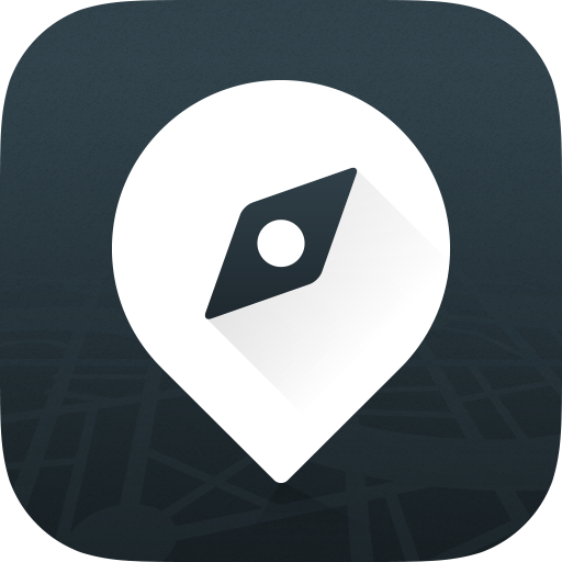 gps coordinates locator and tracker icon