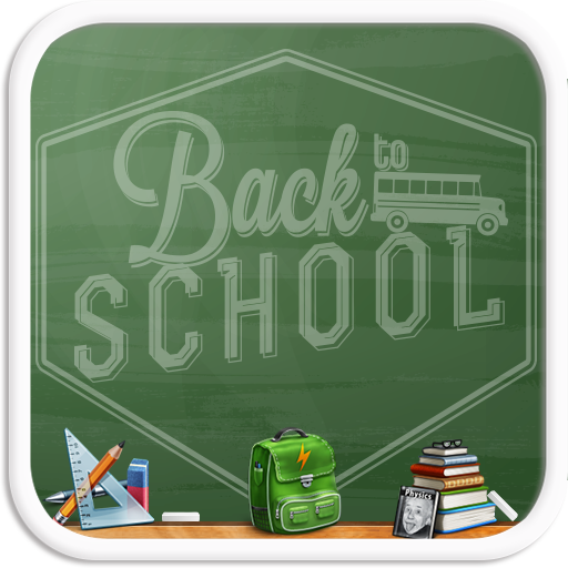 Emoji Keyboard Back School icon