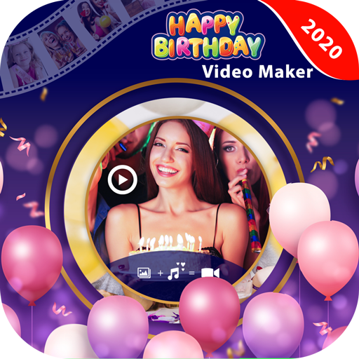 Happy Birthday Video Maker with Song icon