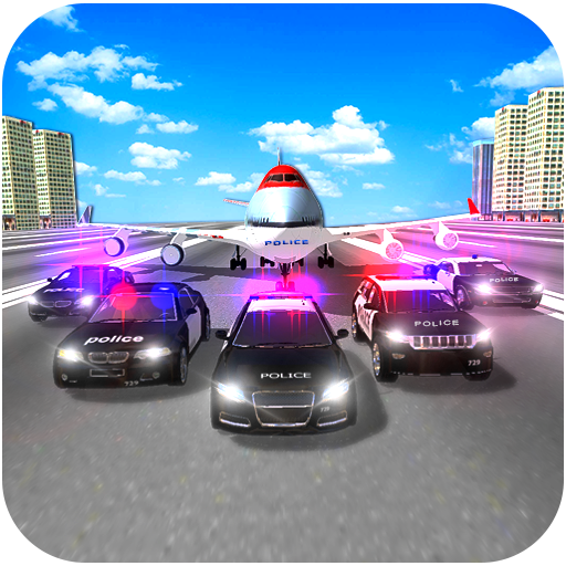 ikon Mobil Transportasi Robot Polisi