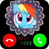 Fake Call From Pony : The little Unicorn on 9Apps