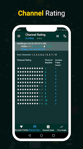 WiFi Analyzer - Signal meter screenshot 4