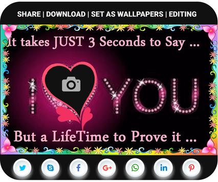 Love Quotes Photo Frames screenshot 1