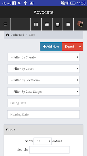 Advocate Management System 5 تصوير الشاشة