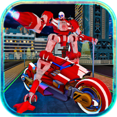 Moto Robot Transforming Hero icon