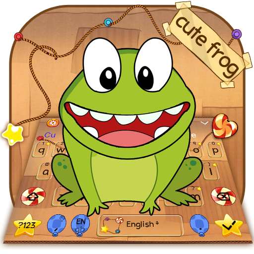 Bàn phím Frog dễ thương icon