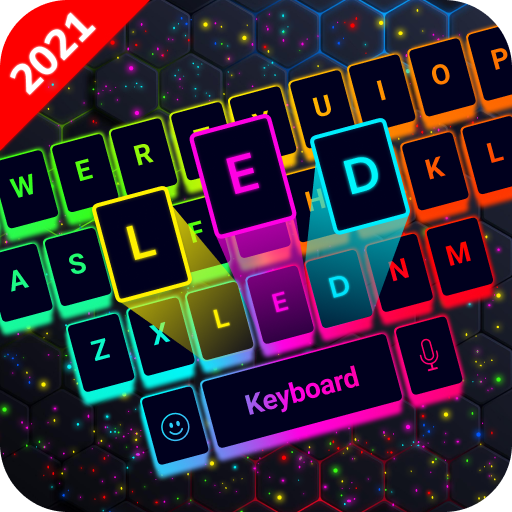 Neon LED Keyboard - RGB Lighting Colors icon