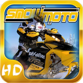 Snow moto racing HD icon