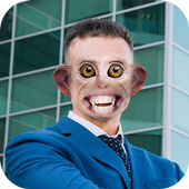 monkey face camera icon
