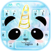 Love Unicorn Panda Keyboard icon