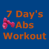 7 day abs workout -gym workout free icon