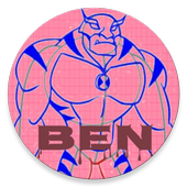 How to draw Ben Ten Alians character icon