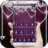 Theme Purple Kitty Pendants on 9Apps