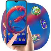 Dragon Sea Fights Marine Life theme Graffiti