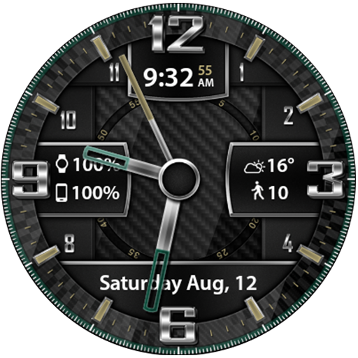 Carbon Fiber HD Watch Face icon
