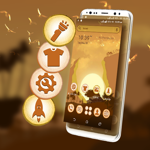 Peaceful Village Launcher Theme icon