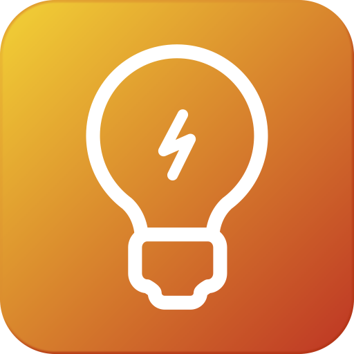 One-touch flash (LED Light) आइकन