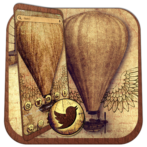 Vintage Air Balloon Launcher Theme icon