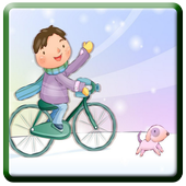 Funny Bike Riding -Subway Game icon