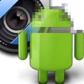 Hide face - blur photo tool icon