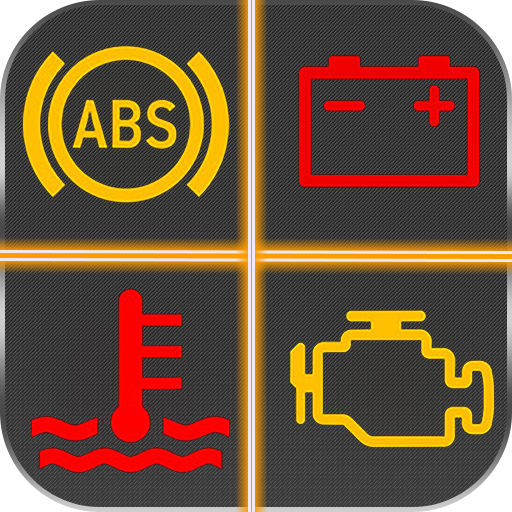 CAR WARNING LIGHT SYMBOLS icon