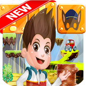 Smash Paw boy jungle adventure icon