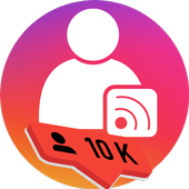 10k followers-- followers&amp; Likes for Instagram icon