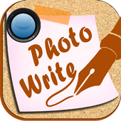 Photo write - color note icon