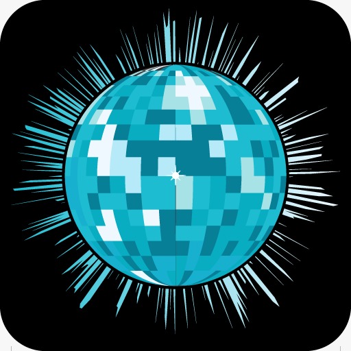 Disco Light:Disco flash light icon