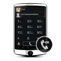 Dark WP7 theme for exDialer on 9Apps