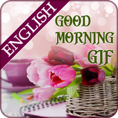Good morning gif - English أيقونة