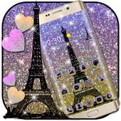 Eiffel Tower Shiny Glitter Theme on 9Apps