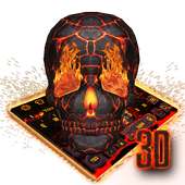 3D Lava Skull