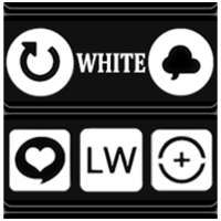 White and Black Icon Pack on 9Apps