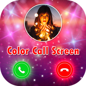 Color Screen-color phone, call flash,call reminder icon