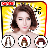 Kpop hairstyles photo editor - Korean hair styler icon
