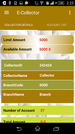 E-Collector screenshot 3