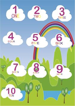 Números Ingles 1 al 10 screenshot 1